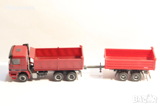 HERPA H0 1/87 MERCEDES ACTROS САМОСВАЛ ГОНДОЛА КАМИОН, снимка 2 - Колекции - 53135045