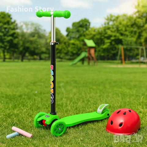 Детски Скутер, снимка 4 - Детски велосипеди, триколки и коли - 51546801