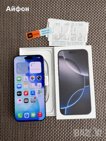24М ГАР! 512Gb*ЛИЗИНГ* iPhone 16 Pro Max Black Titanium / Гаранция, снимка 2 - Apple iPhone - 53724435