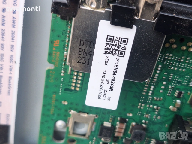 Main board BN41-03114A BN94-18243R   for, Samsung модел QE50Q60AAUXX 50inc DISPLAY CY-QC050HGAY1V, снимка 2 - Части и Платки - 53914091
