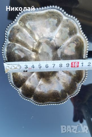 Стара посребрена бонбониера, снимка 9 - Други ценни предмети - 45381416