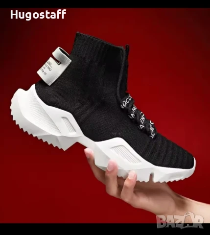 Нови Черни Маратонки Кецове номер 46, снимка 3 - Маратонки - 51378874