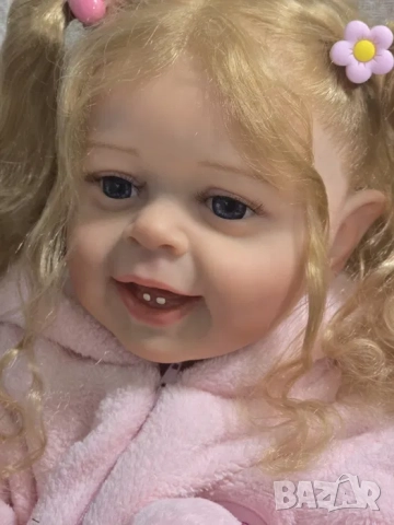 Кукла реборн, реалистична силиконова винил кукла Reborn бебе, Кукла реборн, реалистича силиконова, снимка 2 - Кукли - 52302082