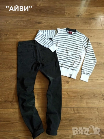 JACK & JONES дънки и блуза за момче ръст 170, снимка 2 - Детски панталони и дънки - 52414506