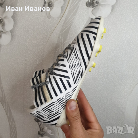 бутонки  ADIDAS NEMEZIZ 17.3 FG J номер 36-36,5, снимка 14 - Футбол - 40803539