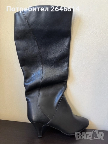 Ботуши от естествена кожа с малък ток, снимка 5 - Дамски ботуши - 52528562