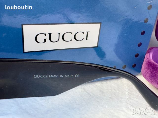 GUCCI GG0808 с лого 1:1 дамски слънчеви очила котка, снимка 9 - Слънчеви и диоптрични очила - 45248805