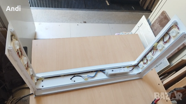 Двустранна светеща табела - с лед осветление 40/60/12см, снимка 4 - Рекламни табели - 53660151