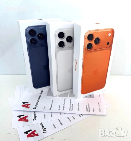 НОВ!iPhone 17 Pro Max 256GB Orange / Silver / Blue ГАРАНЦИЯ 24 Месеца!, снимка 3 - Apple iPhone - 53655013