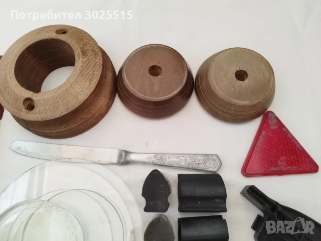 Дървени орнаменти, кръгло стъкло , снимка 3 - Други ценни предмети - 47480613