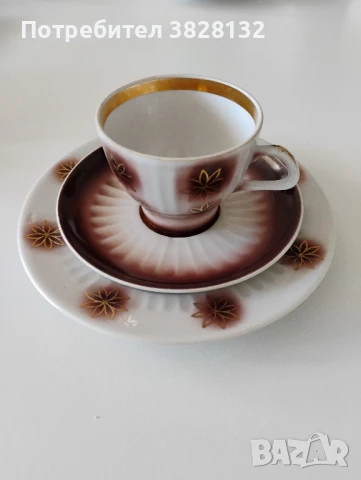 троен сет за кафе