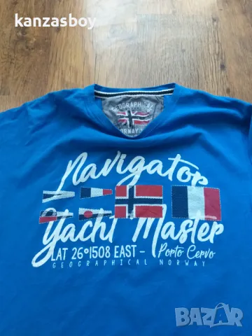 geographical norway - страхотна мъжка тениска Л КАТО НОВА, снимка 1 - Тениски - 46888696