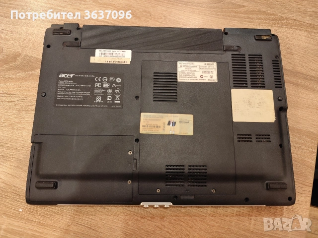 Лаптоп за части Acer Aspire 5570, снимка 3 - Части за лаптопи - 53650354