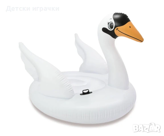 Надуваем остров дюшек Лебед INTEX, 194 х 152 х 147см, Mega Swan, снимка 3 - Надуваеми играчки - 51108255