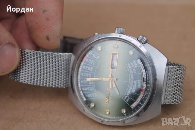 Мъжки ръчен часовник ''Orient'' календар, снимка 8 - Мъжки - 52755682