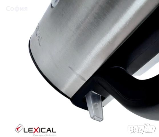 Електрическа кана за вода от неръждаема стоамна Lexical LEK-1440, снимка 6 - Кани - 46083796