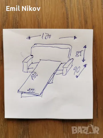 Малък разтегателен диван 170см, снимка 5 - Дивани и мека мебел - 46888979