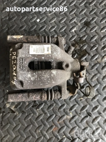 Заден ляв спирачен апарат за Peugeot 407 3.0 Купе (2005-2012) 9660119180, снимка 2 - Части - 53684650