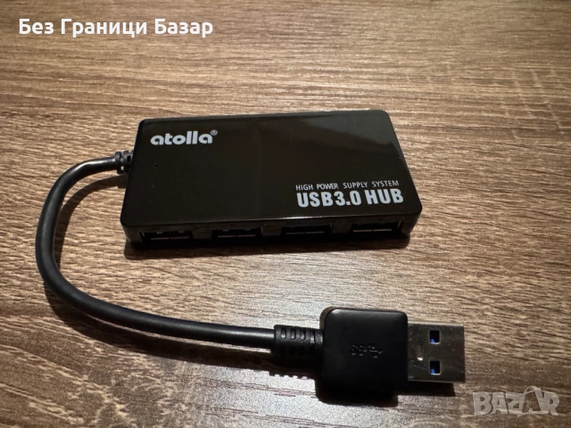 Нов Atolla USB 3.0 хъб с 4 порта – високоскоростен USB разклонител, компактен и ултра тънък дизайн