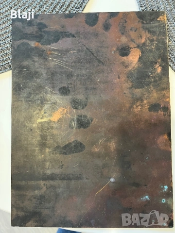 Гравирана медна плоча, снимка 5 - Антикварни и старинни предмети - 54107203
