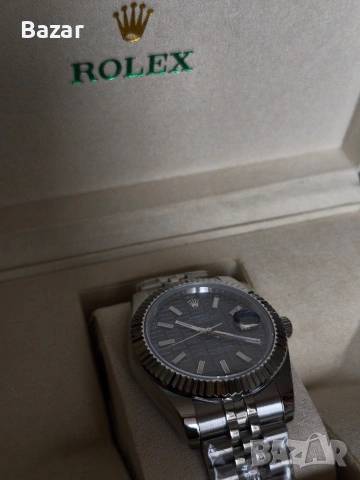 Rolex Datejust 41mm Автоматичен Часовник Пълен Комплект, снимка 17 - Мъжки - 53299216