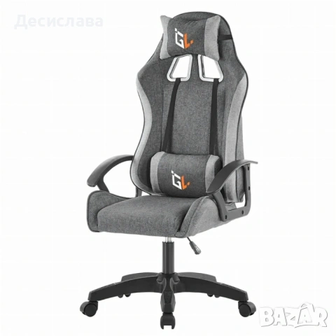 Ергономичен геймърски офис стол с лумбална и шийна опора – комфорт за игра и работа без умора, снимка 11 - Столове - 53050925