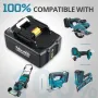 18V 5.5Ah BL1850B батерия Makita Съвместима с BL1850B BL1830 BL1860B BL1860 BL1830B BL1840 BL1820, снимка 4