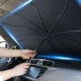 Сгъваем сенник за автомобилно стъкло тип чадър, снимка 3