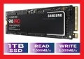  1024GB Samsung EVO 980 Pro OEM 1TB SSD NVMe 7000/5100mb read/write Samsung PM9A1 работил 27 дни , снимка 1