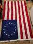 Стар модел американски флаг, снимка 1 - Антикварни и старинни предмети - 45706813