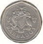 Barbados-1 Dollar-1994-KM# 14.2-small type non magnetic, снимка 2