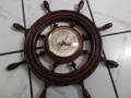 Френски барометър корабно кормило., снимка 2
