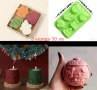 Коледни силиконови молдове на комплекти пакети - разпродажба, снимка 5