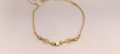 Нова-Златна гривна-3,65гр/14кр, снимка 5