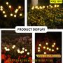 Водоустойчиви декоративни лампички за градина Светулки със соларен панел - КОД 3953, снимка 7