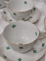 Herend Hungary Porcelain Tea set and pastry serving plates - Сервиз за чай сервиране на сладкиши, снимка 5
