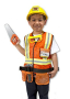 Детски костюм на строителен работник с каска, снимка 2