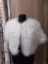 Палтенце от щраусови пера , снимка 1 - Палта, манта - 45901609