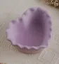 Къдраво сърце висока купичка кашпа саксия силиконов молд форма шоколад гипс смола декор, снимка 6