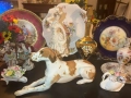 Lomonosov USSR Circa 1950 porcelain English Pointer dog - изящен и огромен сетер Код P1681, снимка 4