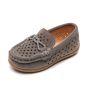 Страхотни летни мокасини обувки за момче 25 номер, сив цвят, снимка 1 - Детски обувки - 45906164