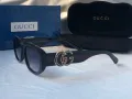 GUCCI с лого 1:1 дамски слънчеви очила елипса 2 цвята овални кръглин, снимка 17