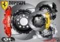 Ferrari надписи за капаци на спирачни апарати , снимка 1