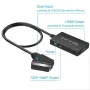 Scart към HDMI Премиум конвертор с HDMI кабел,Full HD 720P/1080P, HDTV Монитор/Проектор/Xbox/PS3, снимка 6