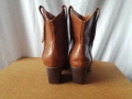 № 40 дамски кожени боти в каубойски стил в кафяв цвят, снимка 8