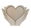 Заготовки от дърво-сърце за скандинавски мъх, снимка 1 - Сувенири от дърво - 46031194