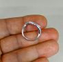 Сребъре пръстен с майчини ръце, красив сребър пръстен, уникален пръстенрегулируем пръстен-925 сребро, снимка 3