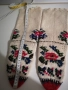 Плетени вълнени чорапи за народна носия. , снимка 3