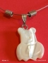 Сребърно колие с висулка от бял седеф МЕЧЕ символизира нежност и закрила 36919, снимка 4