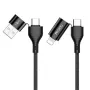 Мултифункционален кабел за телефон USB/USB Type-C/iPhone (max 60W), снимка 4